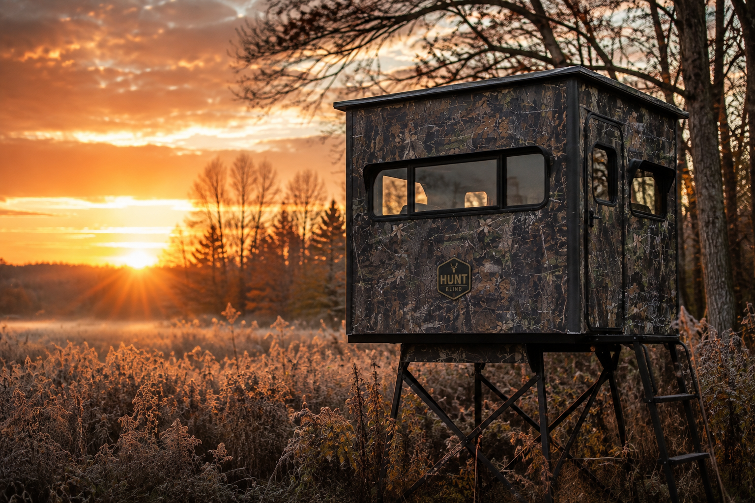 Sunrise Hunting Blind